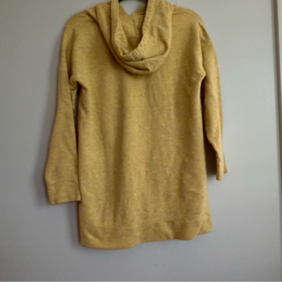Soft Surroundings Heather Yellow "Soho Pullover" Hoodie Sweatshirt Tunic Size Sm - Picture 8 of 14